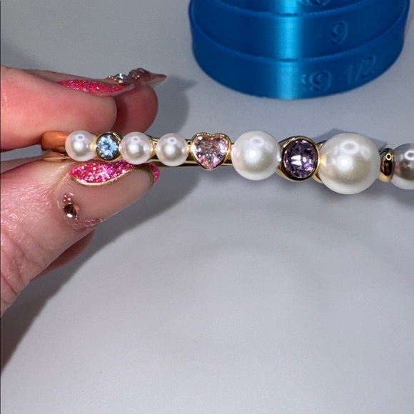 Kate Spade Pearl Caviar Hinge Cuff Bracelet - Picture 6 of 8